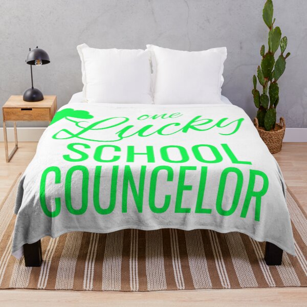 Item preview, One Lucky School Counselor Matching St Patty's Day graphic designed and sold by RedmonsDesigns.