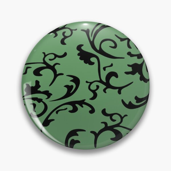 Item preview, ARABIATA 28 black green patterns Morocco Essaouira flowers leaves design arabesques scrolls decor designed and sold by dragonemma.
