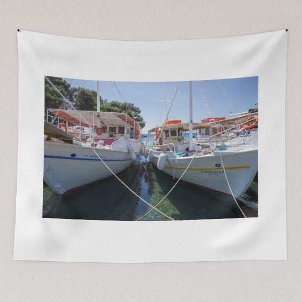 Item preview, Two sail boats tethered. designed and sold by Anne Scantlebury.
