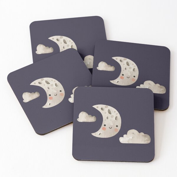 Item preview, Moon & Clouds designed and sold by Georgia Elroy.