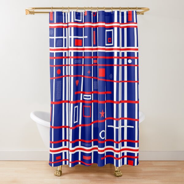Stripped Stripes Shower Curtain
