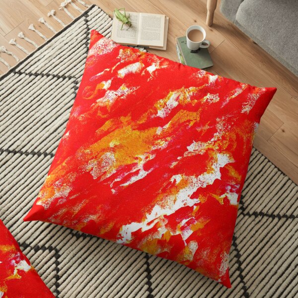 Fire Ball Floor Pillow