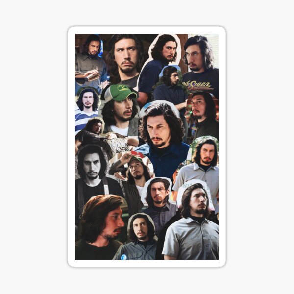 Vista previa del artículo con la obra «Adam Driver como Clyde Logan Collage», diseñado y vendido por goon-squad.
