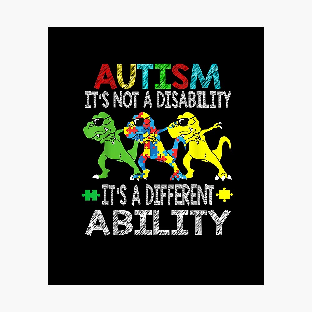 Official atlanta Falcons Autism it's not a disability it's a