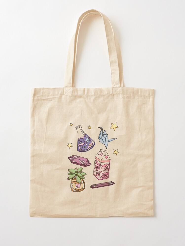doodle leaves Tote Bag by Clair de Lune Design Co