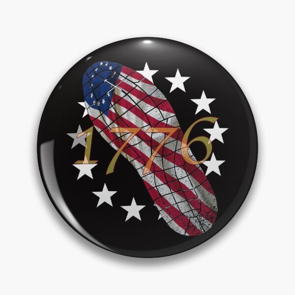 Item preview, 1776 American Revolution Flag in Shoe Print designed and sold by StephJChild.