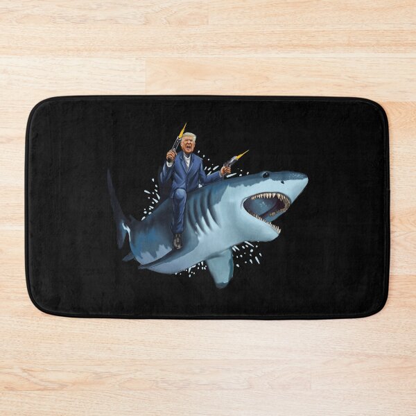 Item preview, President Trump On A Shark designed and sold by Meliafroggy.