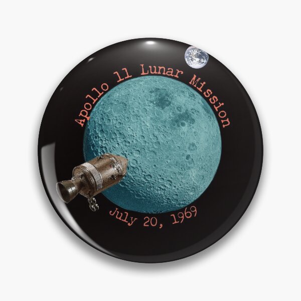 Item preview, Apollo 11 Lunar Landing 50th Anniversary of First Man on the Moon designed and sold by StephJChild.