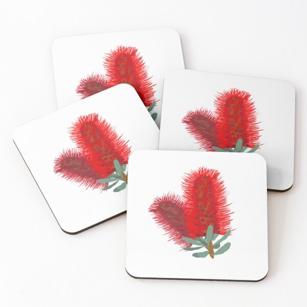 Item preview, Australian Bottlebrush Flower Red  designed and sold by Serinah Williams.