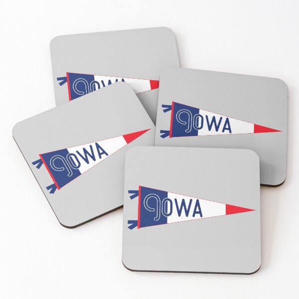 Item preview, Iowa Flag Pennant designed and sold by Decal Mania.