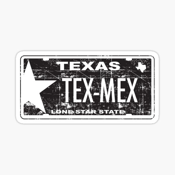 Item preview, Texas Tex-Mex License Plate designed and sold by Trejo.
