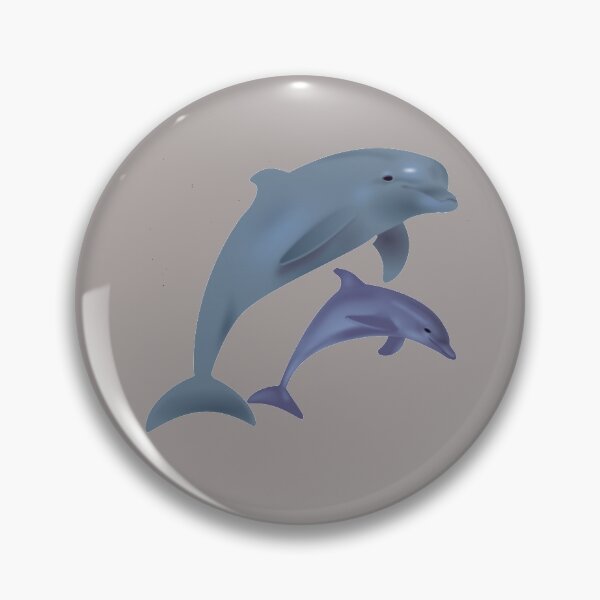 Item preview, Dolphin Love Vintage Retro Design designed and sold by delohill.