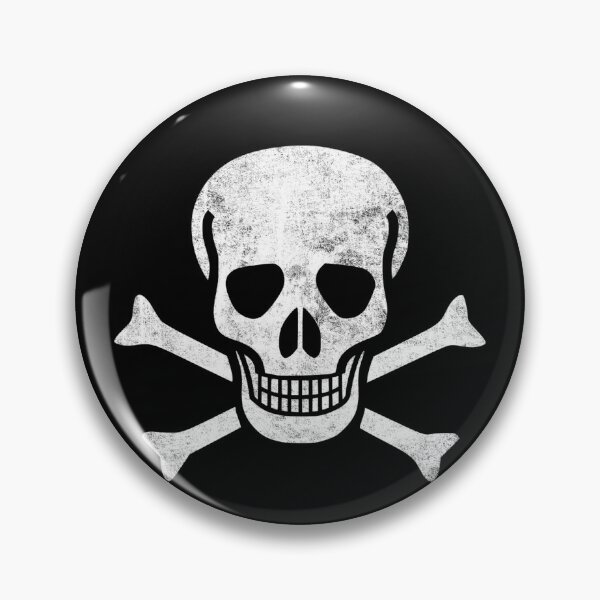 Item preview, Pirate Flag Skull Bones Jolly Roger Graphic designed and sold by SpookshowDesign.