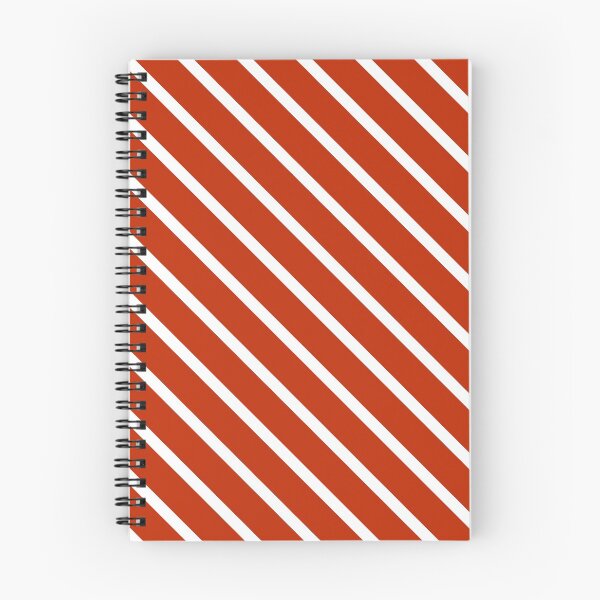 Item preview, Burnt Sienna Diagonal Stripes designed and sold by Moonshine Paradise.