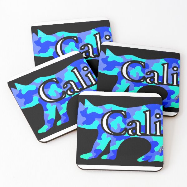 Item preview, Copy of Aqua Camouflage Cali Bear designed and sold by barryknauff.