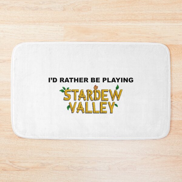 Item preview, i'd rather be playing stardew valley designed and sold by Amber_RG.