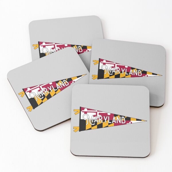 Item preview, Maryland Flag Pennant designed and sold by Decal Mania.