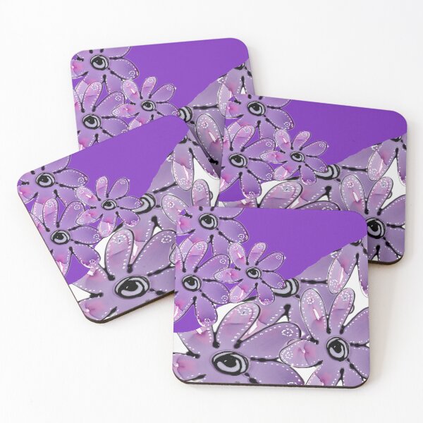Item preview, Purple Multi Floral designed and sold by KATHLEEN TENNANT ART.