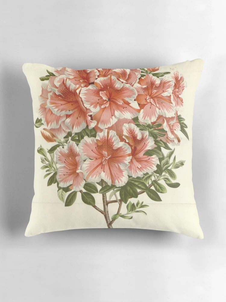 Aperçu 3 sur 4. Coussin avec l'œuvre Flore des serres et des... créée et vendue par Rodeoclash.