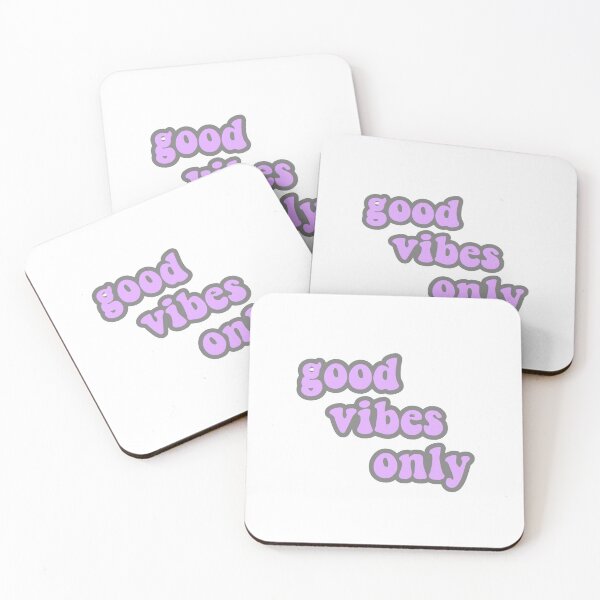 Item preview, good vibes only - purple & grey designed and sold by Katrina Allott.
