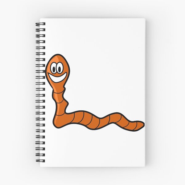 Item preview, Smiley cartoon worm designed and sold by mosfunky.