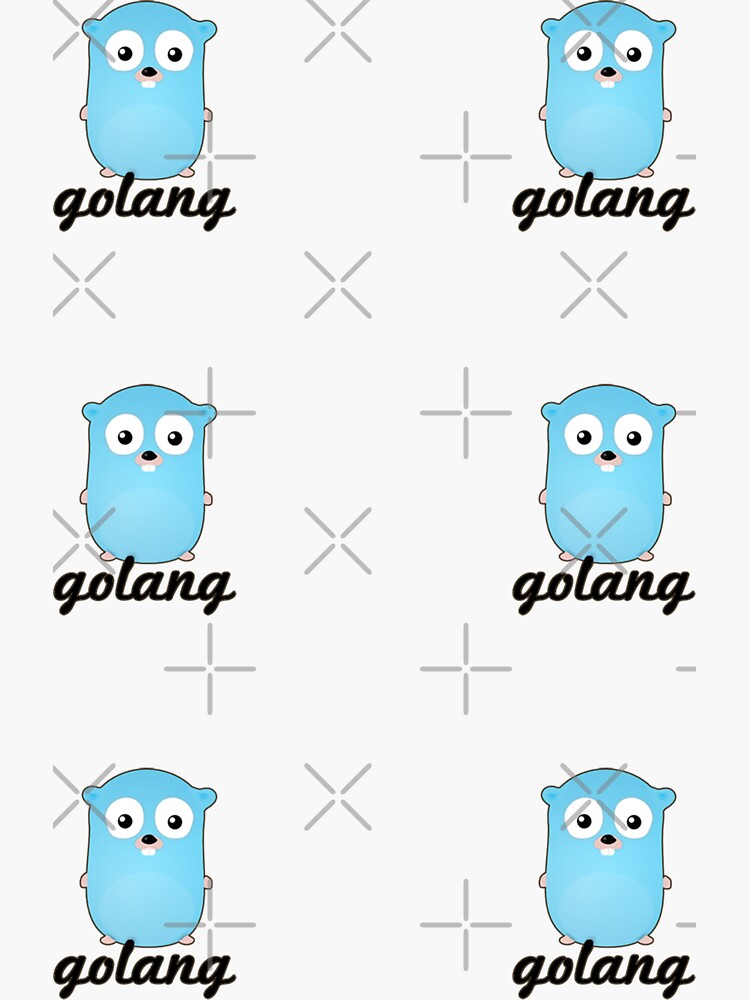 "golang sticker pack" Sticker for Sale by leesander | Redbubble