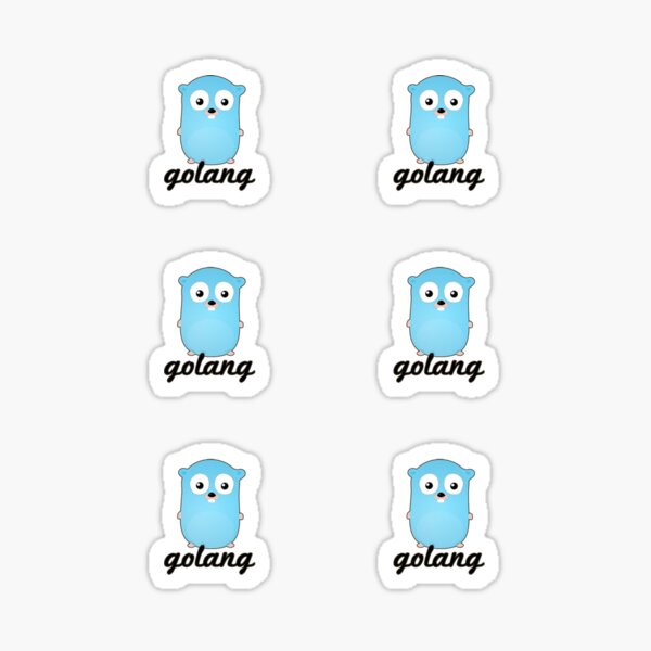 "golang sticker pack" Sticker for Sale by leesander | Redbubble