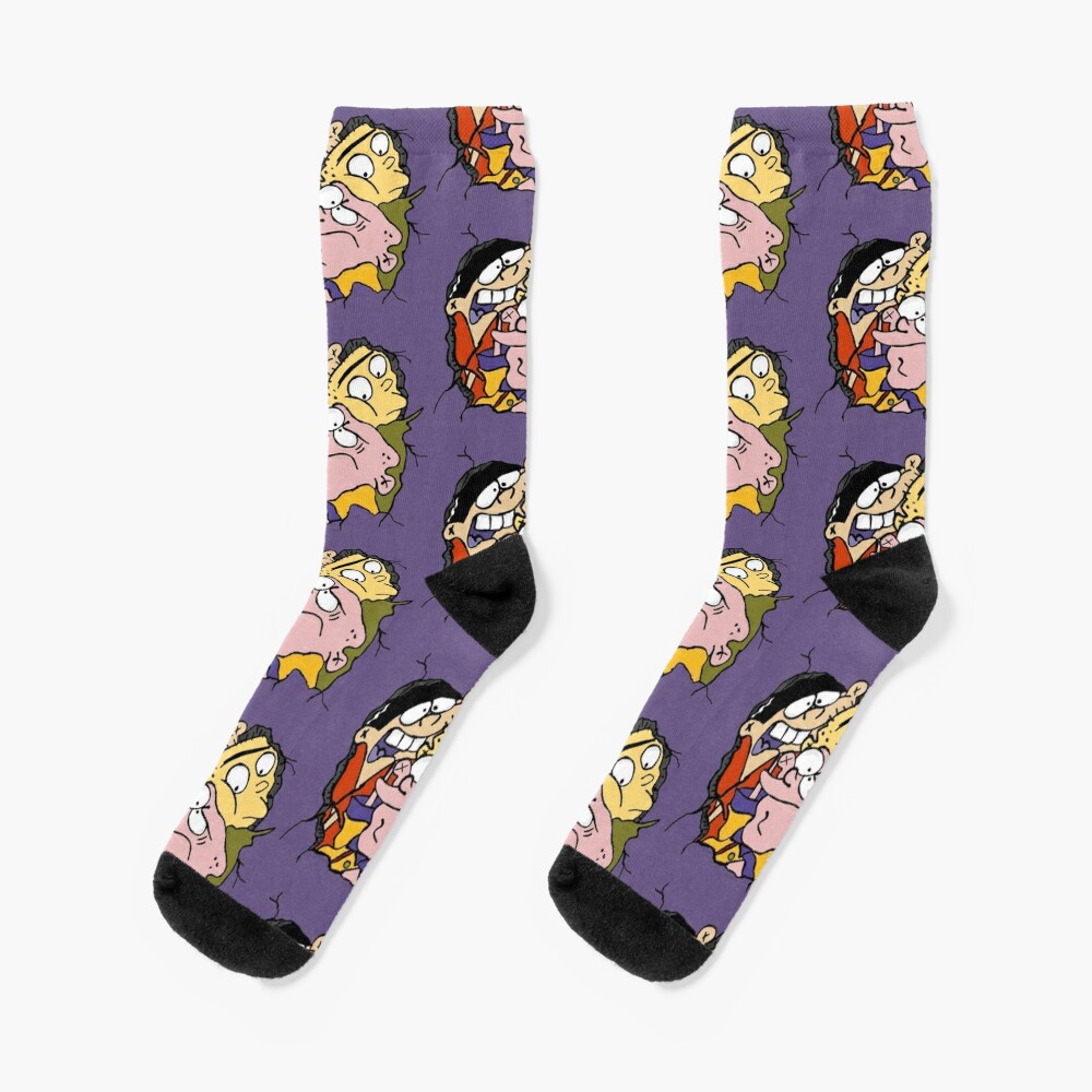 Breaking Free Ed Edd N Eddy Socks By Roserinart Redbubble