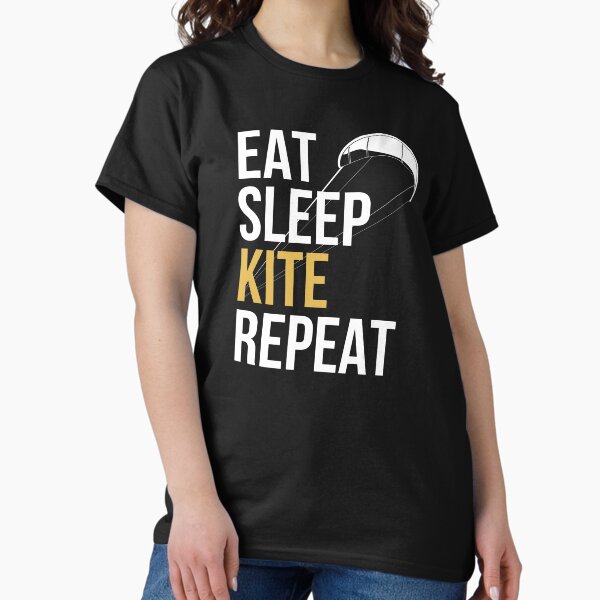 Item preview, Kiteboarding, Kitesurfing - Mangez Sleep Kite Repeat! designed and sold by EstelleStar.