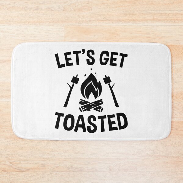 Item preview, Camping Campfire Let's Get Toasted- marshmallows on a stick designed and sold by EstelleStar.