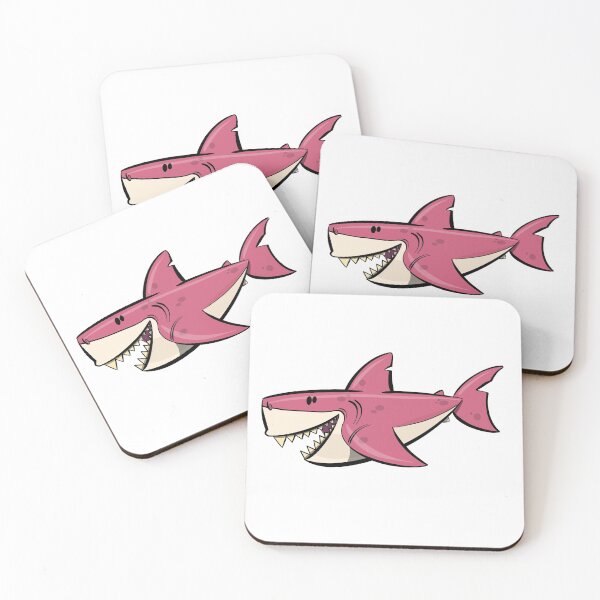 Item preview, Happy Shark (Pink) designed and sold by pmegow.