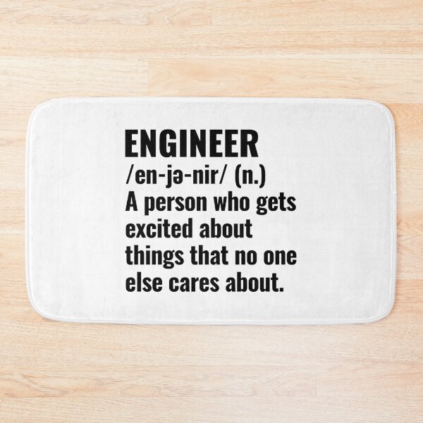 Item preview, Funny Engineer Definition designed and sold by EstelleStar.