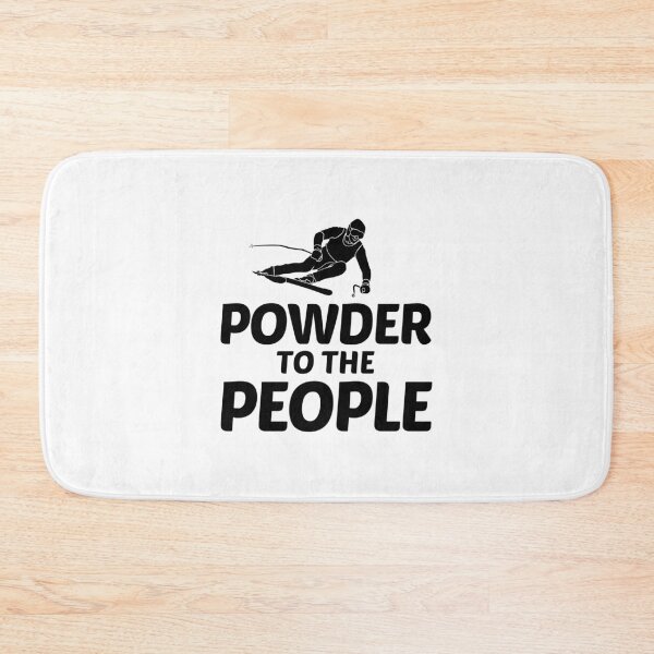 Item preview, Funny Skiing, Ski Design - POWDER to the People designed and sold by EstelleStar.