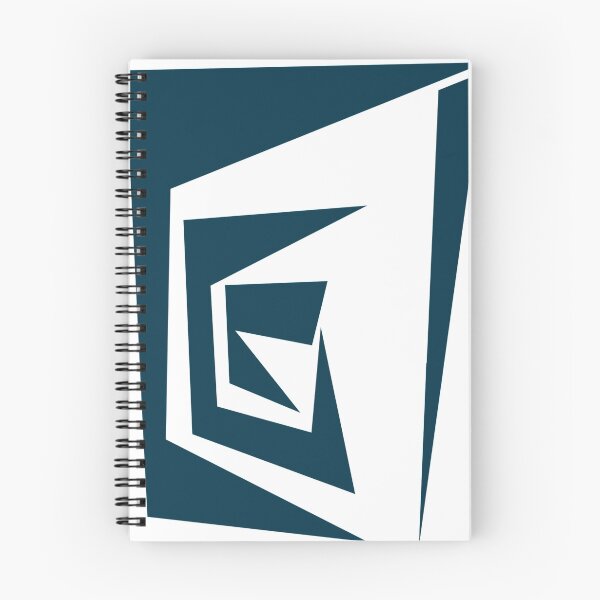 Item preview, Modern abstract uncluttered Hardcover Journal designed and sold by DrQuarzZz.