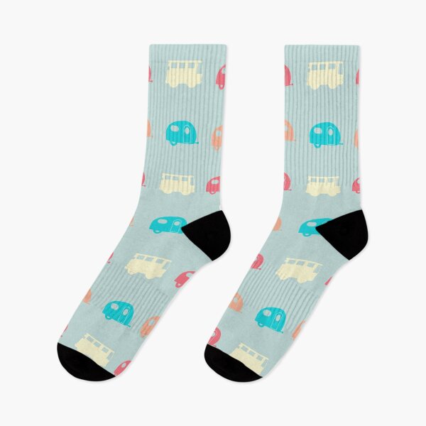 Item preview, Retro Van and Camper Pattern Print designed and sold by Ben Nielsen.