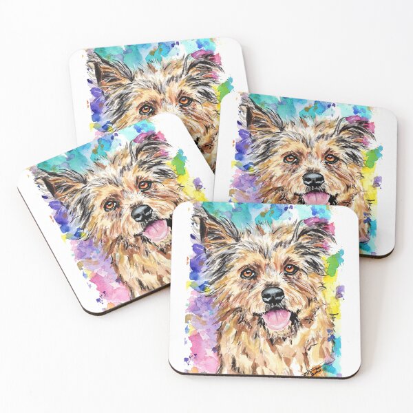 Item preview, Watercolour Rescue Dog  designed and sold by SaltySerenity.