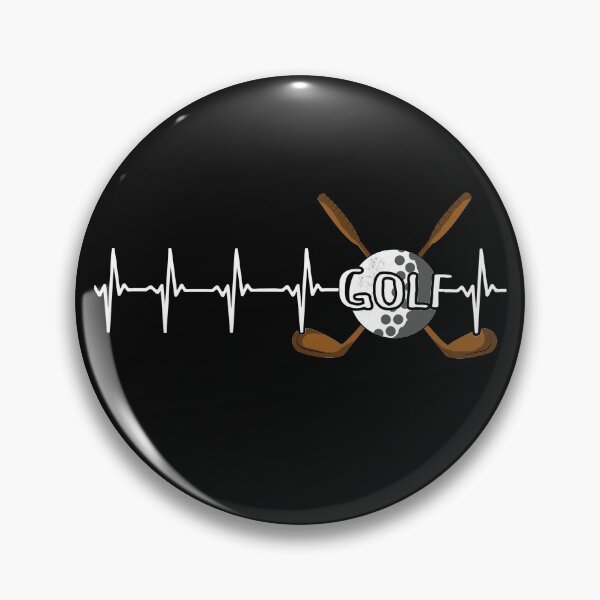 Item preview, Golf Lover Heartbeat designed and sold by ferriliu.