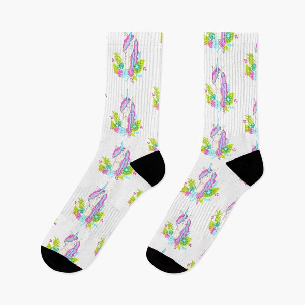 Item preview, Unicorn in flowers and Polka Dots designed and sold by BRtisticDesigns.