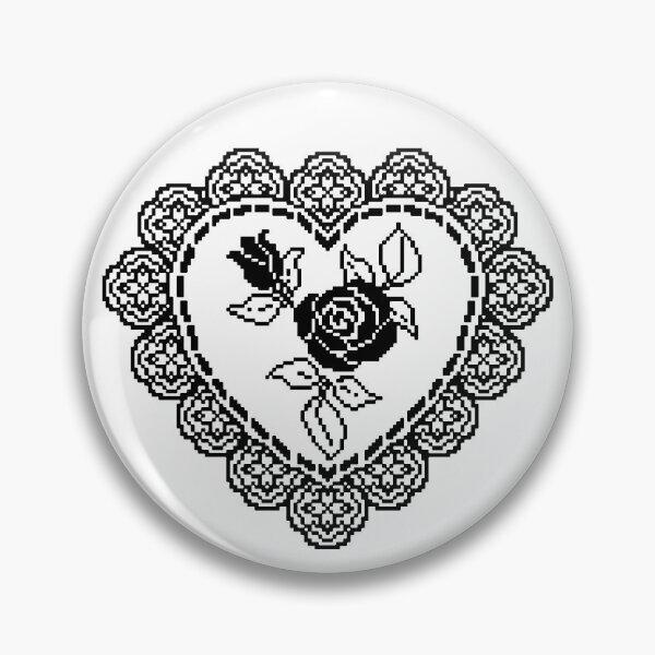 Item preview, Lacy Rose Heart  designed and sold by Griffonmender.