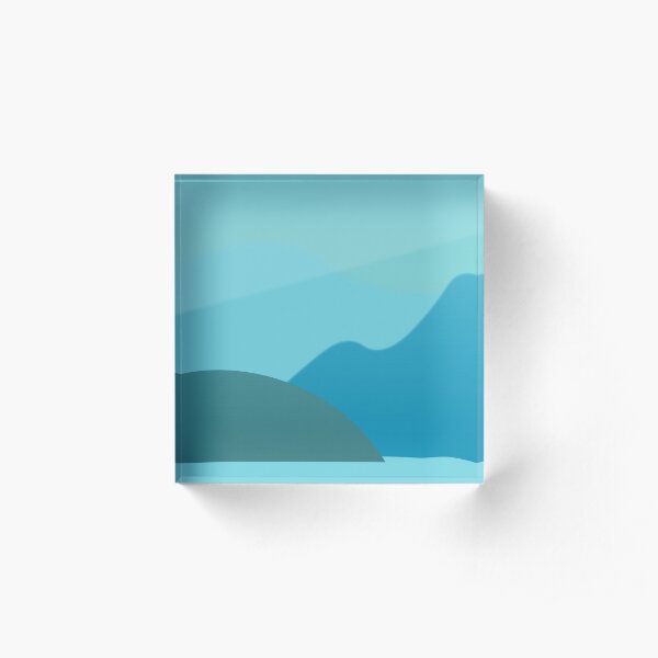 The Blue of Distance Acrylic Block