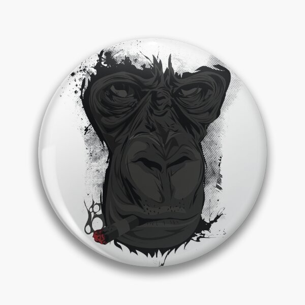 Item preview, Angry Grunge Gorilla Cigar Smoker designed and sold by CreationFirm.