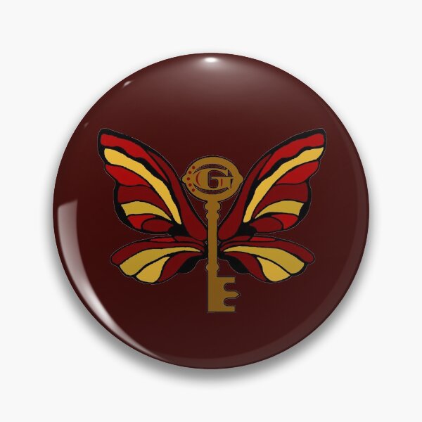 Item preview, Red and Gold Winged Key designed and sold by ZombieKittay.