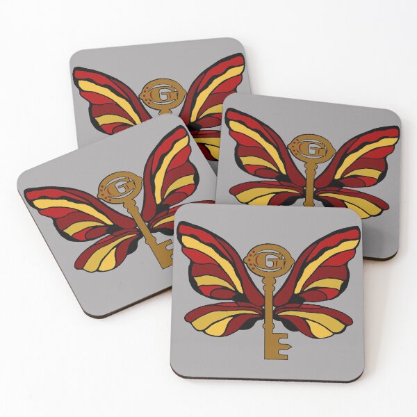 Item preview, Red and Gold Winged Key designed and sold by ZombieKittay.