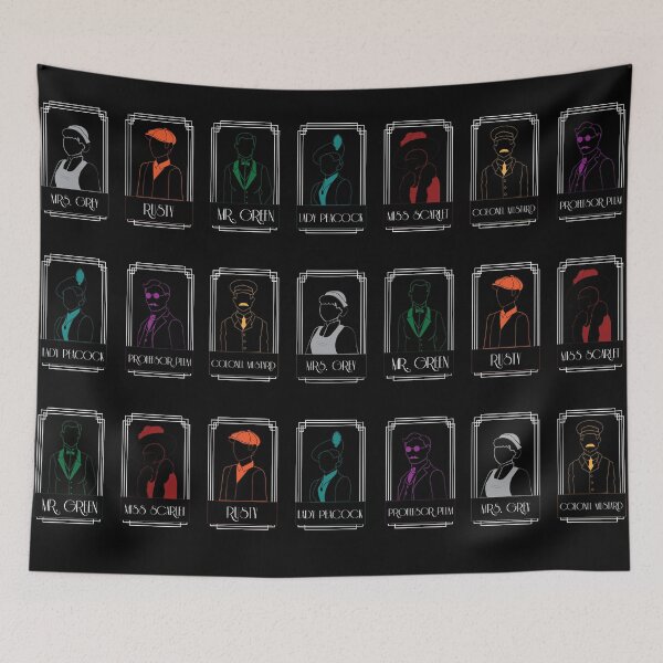 Item preview, Clue characters designed and sold by iwillnotbepaged.