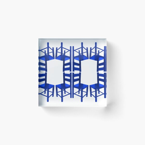 Item preview, Blue chairs designed and sold by TaosBritDan.