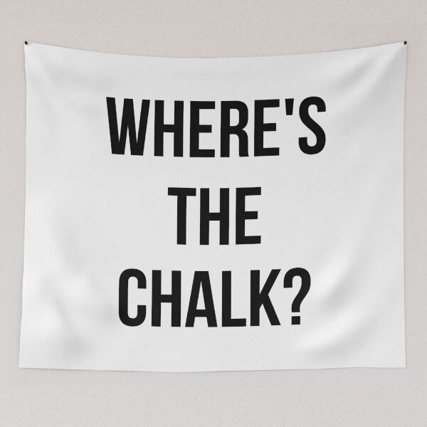 Item preview, Where's the Chalk? Funny Powerlifting  designed and sold by jackknite.