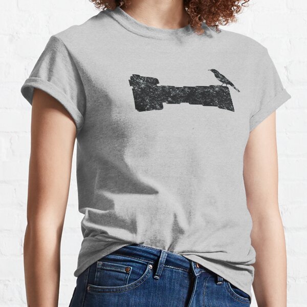 Bird Photographer - Bird Perched on a Long Lens Camera Classic T-Shirt