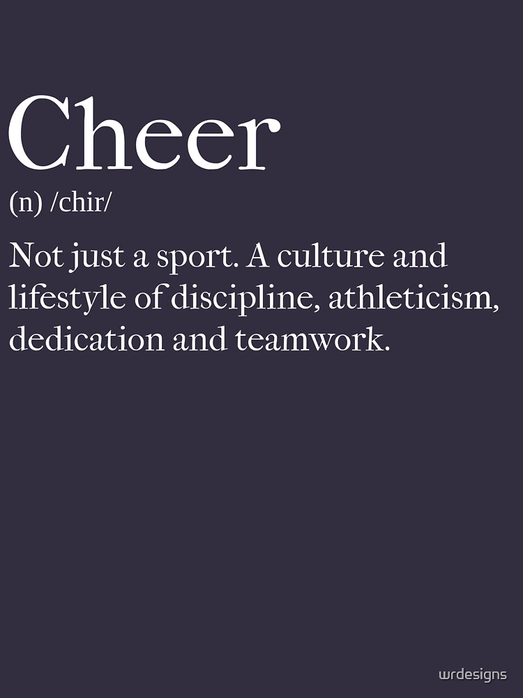 "The Definition of Cheer" Tank Top by wrdesigns Redbubble