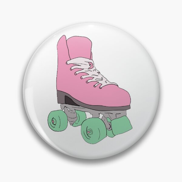 Item preview, Pink Retro Vintage Roller Skate designed and sold by PiscesVibes.