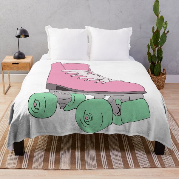 Item preview, Pink Retro Vintage Roller Skate designed and sold by PiscesVibes.